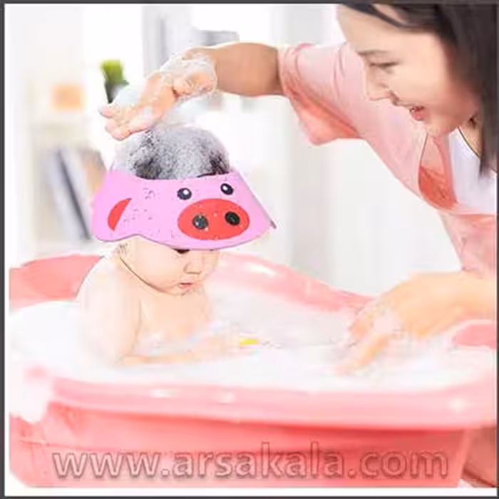 کلاه حمام نوزاد و کودک عروسکی