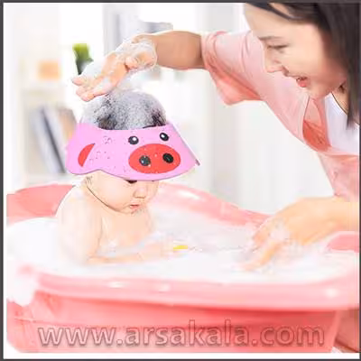 کلاه حمام نوزاد و کودک عروسکی