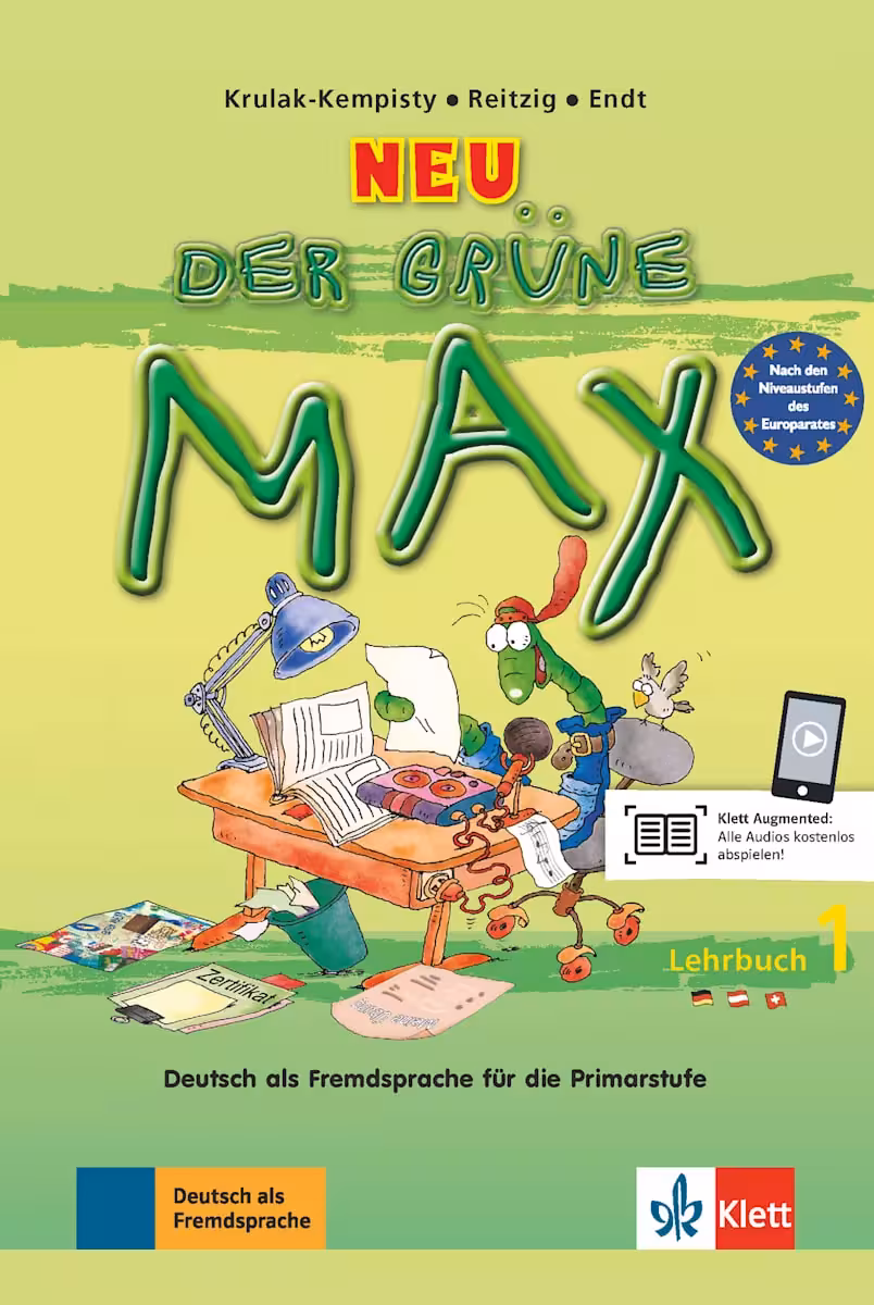 در گرون مکس 1 نیو | کتاب آلمانی کودکان Der Grune Max 1 neu