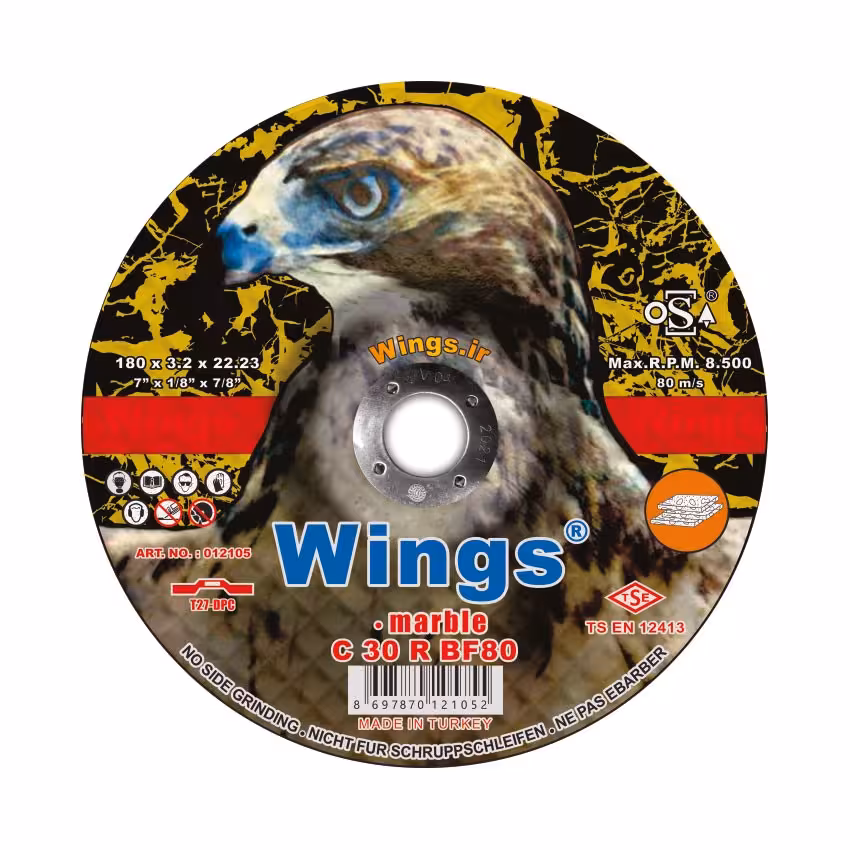 صفحه برش سنگبری متوسط 180 عقاب ساخت ترکیه