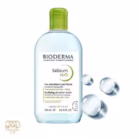 میسلار واتر پاک کننده آرایش صورت و چشم بایودرما مدل Sebium H2O حجم 500 میل