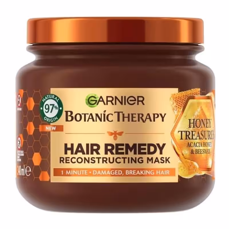 ماسک مو داخل حمام ضد شکنندگی گارنیر Garnier حاوی عسل حجم 340ml