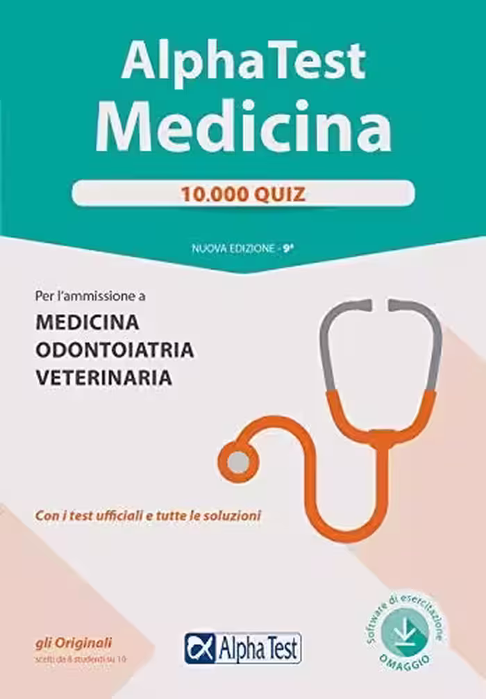 آلفا تست مدیسینا | کتاب ایتالیایی Alpha Test Medicina 10000 quiz