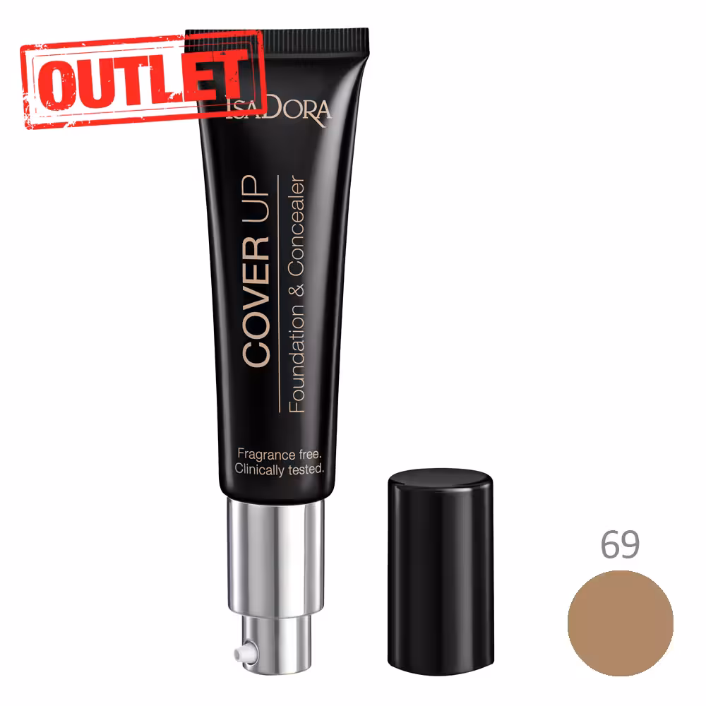 اوتلت بدون لیبل ایزادورا کرم پودر و کانسیلر کاورآپ 69