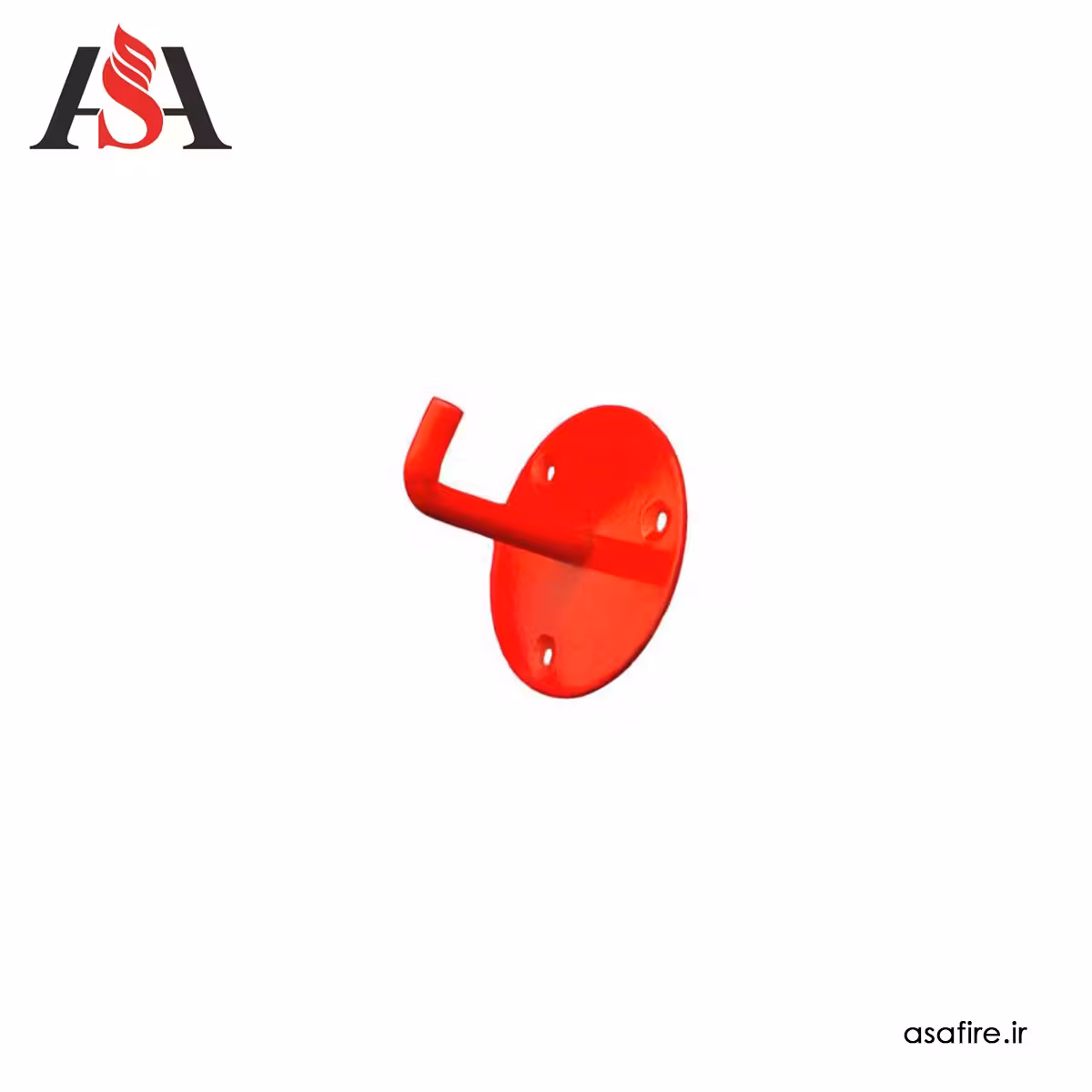 بست پایه کپسول آتش نشانی co2 قرمز