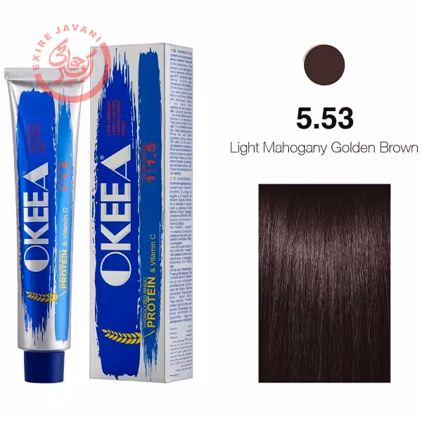 رنگ مو شماره 5.53 (Light Mahogany Golden Brown) 100میل