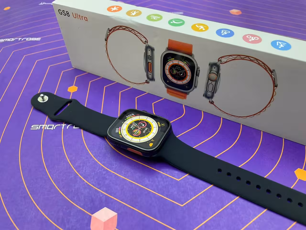 اسمارت واچ Watch 8 Ultra لوگو اپل های کپی