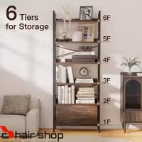 کتابخانه و استند ویترین چوب و فلز کد 9844