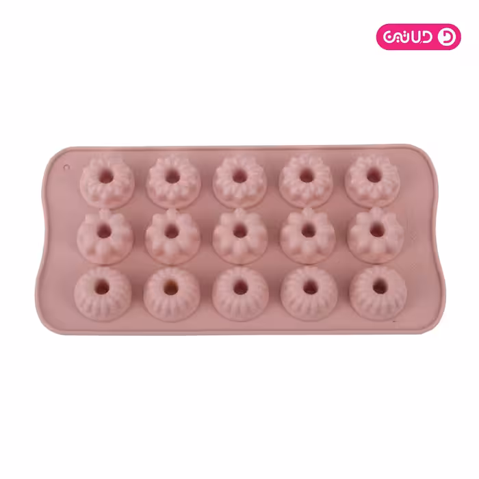 قالب سیلیکون ممتاز شکلات میکس گل شیفون 15 خانه
