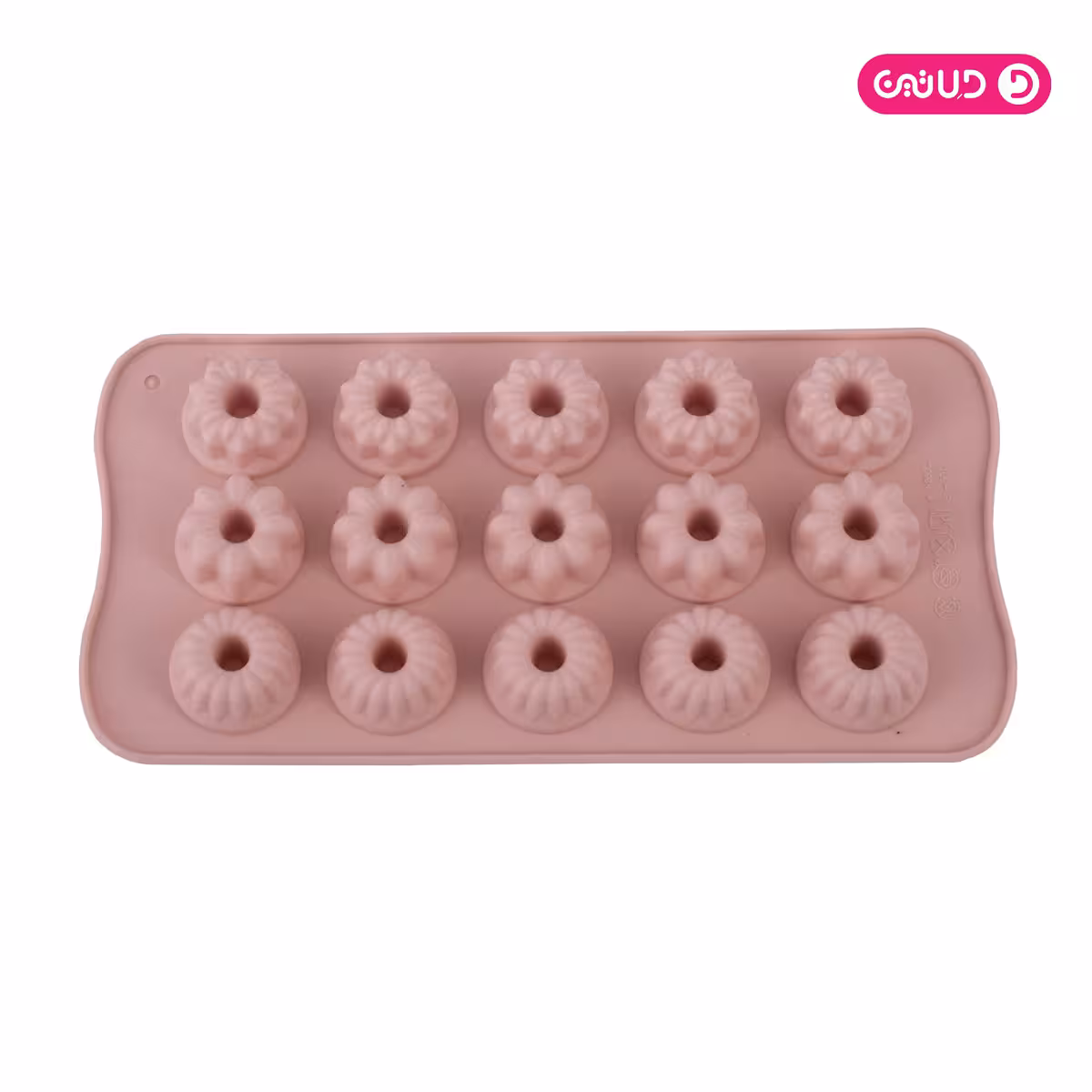 قالب سیلیکون ممتاز شکلات میکس گل شیفون 15 خانه