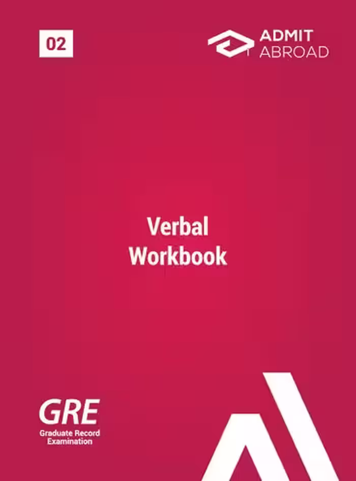 خرید و دانلود نسخه کامل کتاب Admit Abroad Verbal Workbook