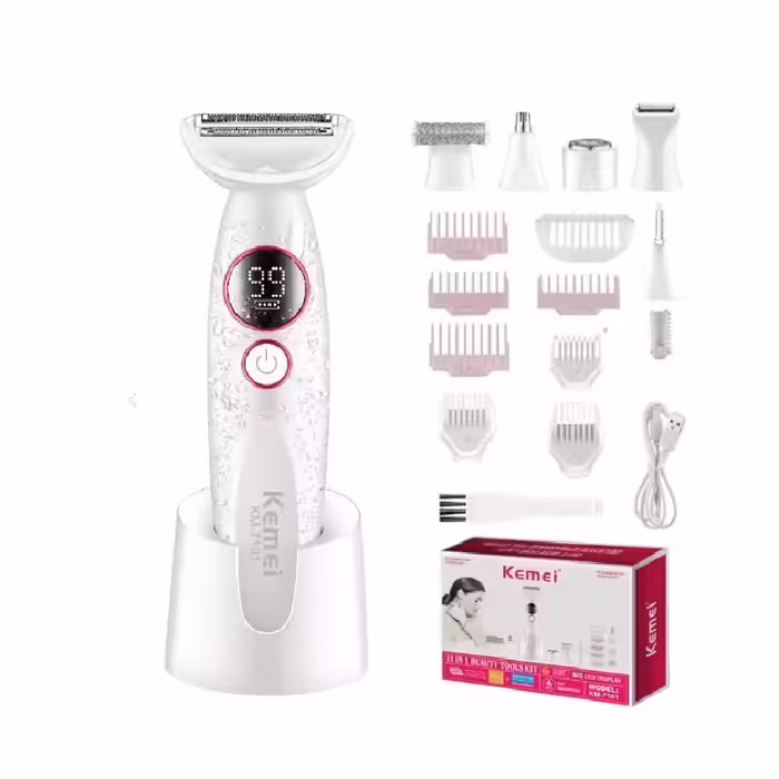 ماشین اصلاح چند کاره بانوان برند کیمی مدل KM-7101