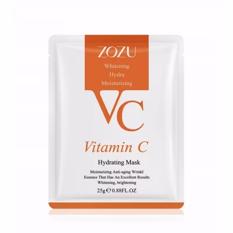 ماسک صورت ویتامین سی مدل Zozu