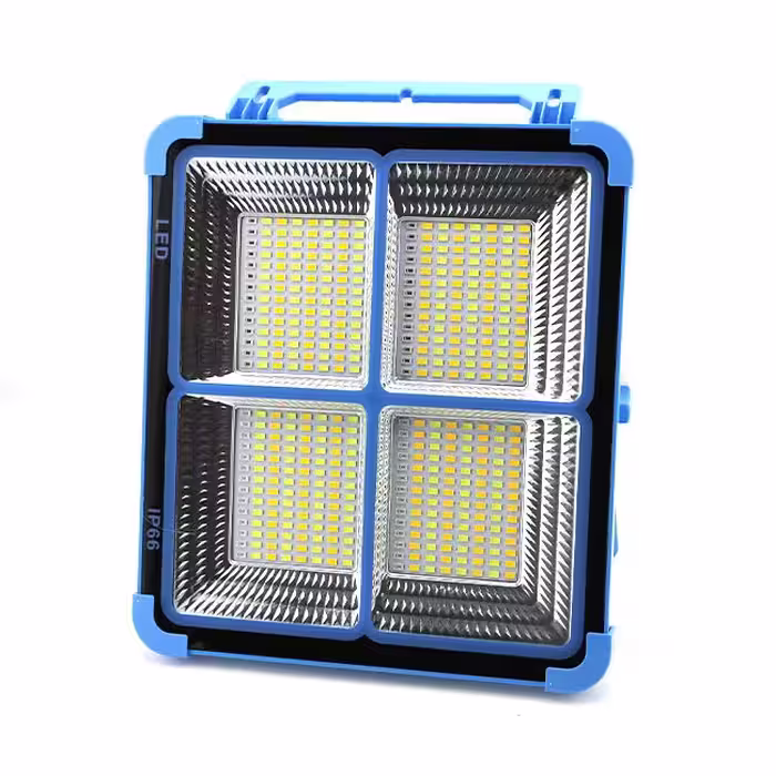 پروژکتور شارژی و خورشیدی 200 وات 6 باتری BL-911