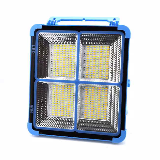 پروژکتور شارژی و خورشیدی 200 وات 6 باتری BL-911