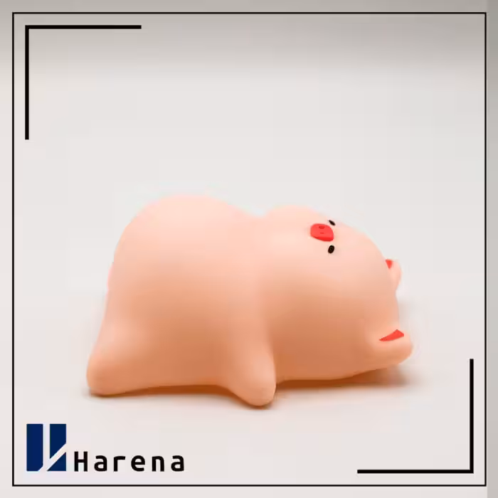 چراغ خواب سیلیکونی خوک