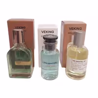 پک تابستانی اقتصادی سه عددی عطر های مردانه ویکینگ کالکشن مدل لویی ویتون ایمجینیشن, سانتال 33, مگاماره حجم 25 میل