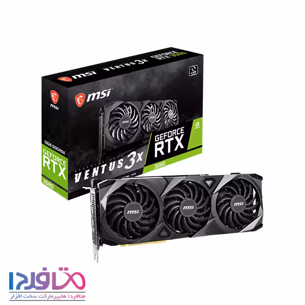 کارت گرافیک ام اس آی مدل GeForce RTX 3080 VENTUS 3X LHR 10GB
