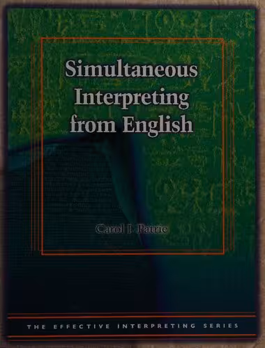 خرید و دانلود نسخه کامل کتاب Simultaneous Interpreting from English