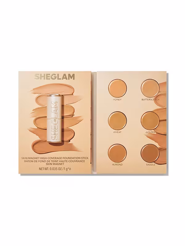 کرم پودر استیکی با پوشش بالا Skin Magnet - رنگ Medium شیگلم SHEGLAM