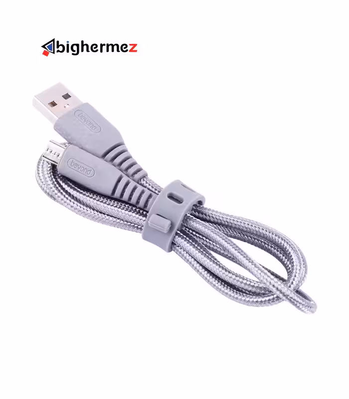 کابل شارژ میکرو یو اس بی بیاند مدل BUM-201 به طول 1 متر