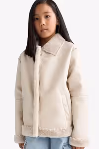 کاپشن دخترانه بژ دفکتو