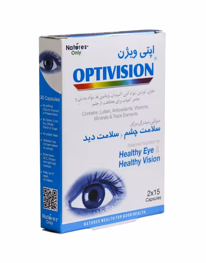 کپسول اُپتی ویژن نیچرز اونلی 30 عددی