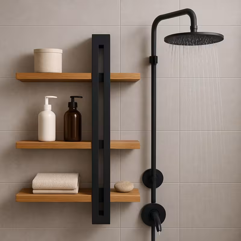 شلف دیواری سایا کابینت مدل S106 | کالا مکس