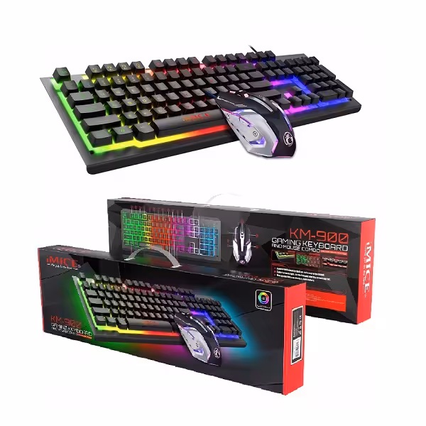 کیبورد و ماوس مخصوص بازی مدل imice km-900