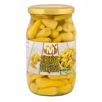 ترشی فلفل M وزن 330 گرم طعم تند محصول شرکت میگروس ترکیه