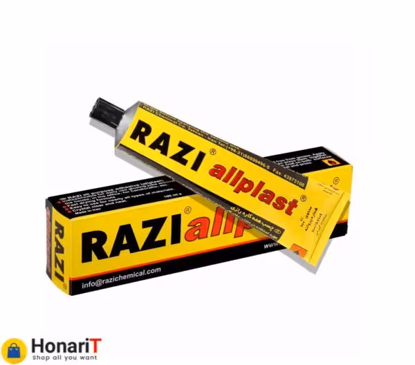 چسب همه کاره رازی مدل Allplast حجم 100 میلی لیتر
