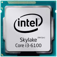 پردازنده اینتل سوکت 1151 مدل Intel Core i3 6100