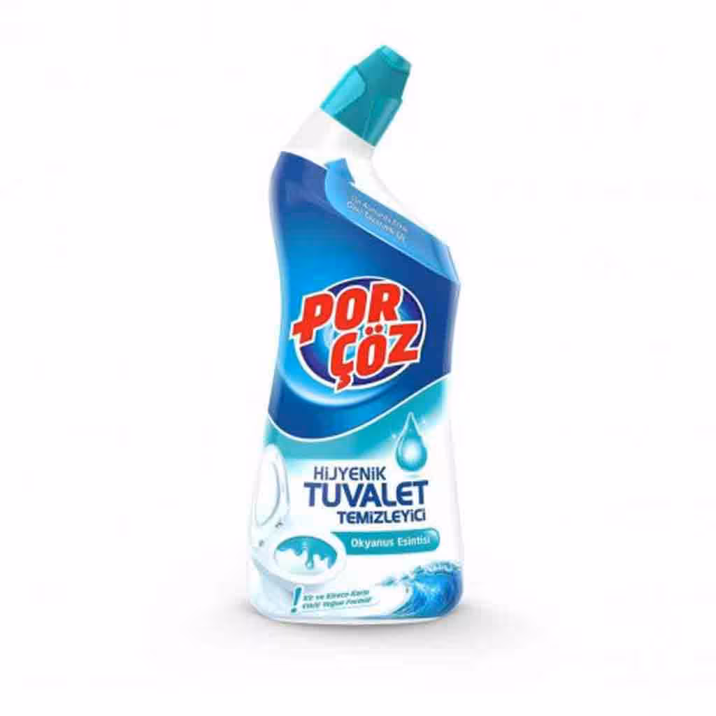 ژل تمیز کننده سرویس بهداشتی پورچوز PORCOZ آنتی باکتریال با رایحه اقیانوس 750 میل