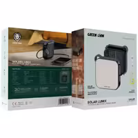 چراغ ال‌ای‌دی خورشیدی با پاوربانک لومیکس قابل حمل گرین Green Lion Solar Lumix Portable LED Light with Power Bank