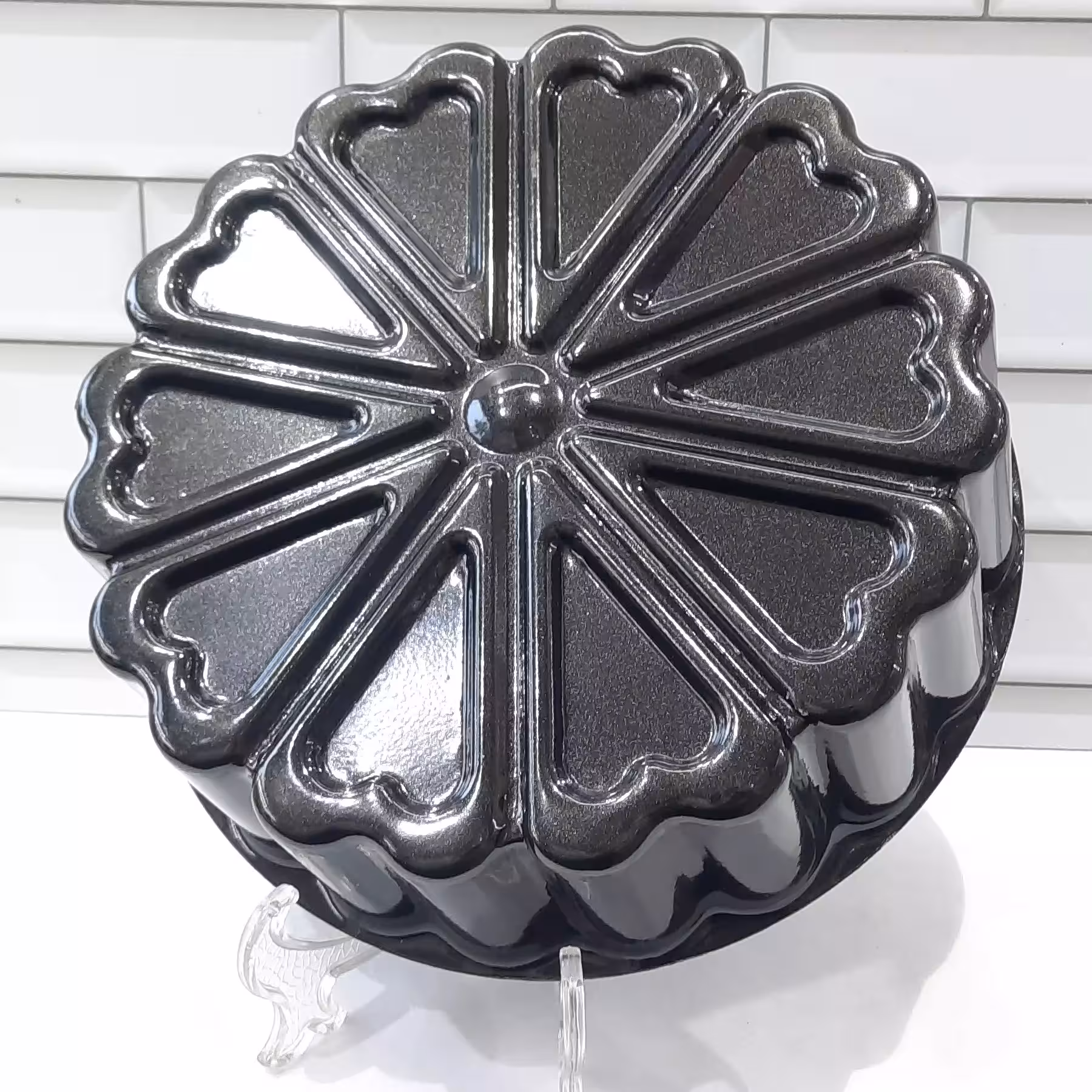 قالب تفلون گرانیتی اسلایس قلبی قطر 25 سانت ارتفاع 8 سانت