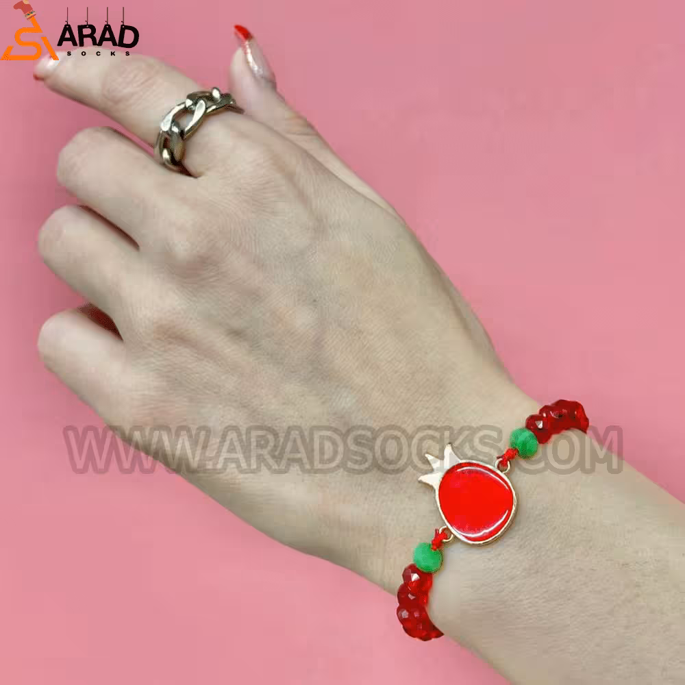 دستبد یلدایی طرح انار کوچک