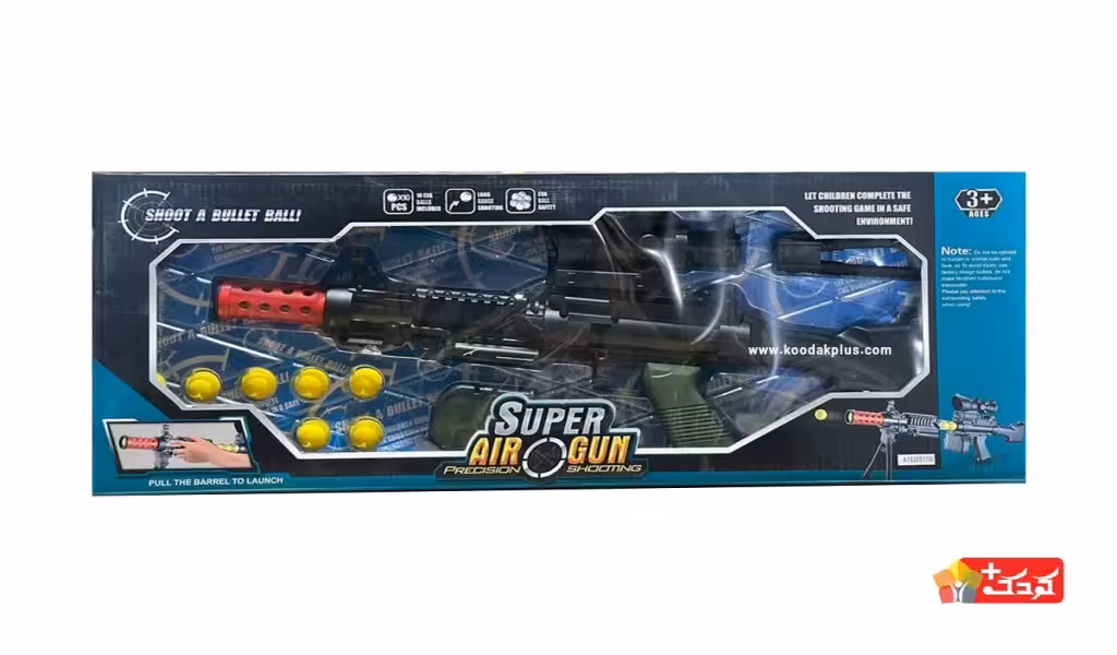 تفنگ دوربین دار توپ پرتابی اسباب بازی مدل 8189