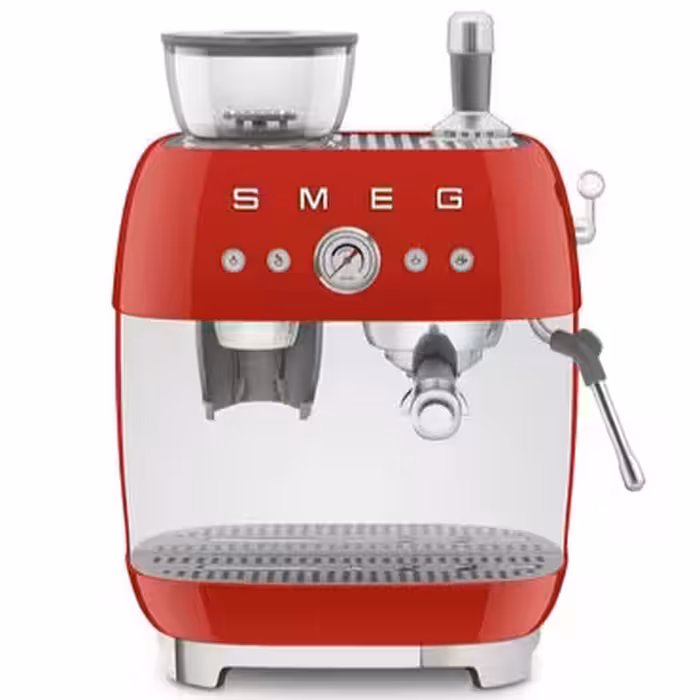 اسپرسوساز با آسیاب اسمگ SMEG مدل EGF03 قرمز