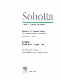 خرید و دانلود نسخه کامل کتاب Sobotta Atlas of Human Anatomy: Head, Neck, Upper Limb