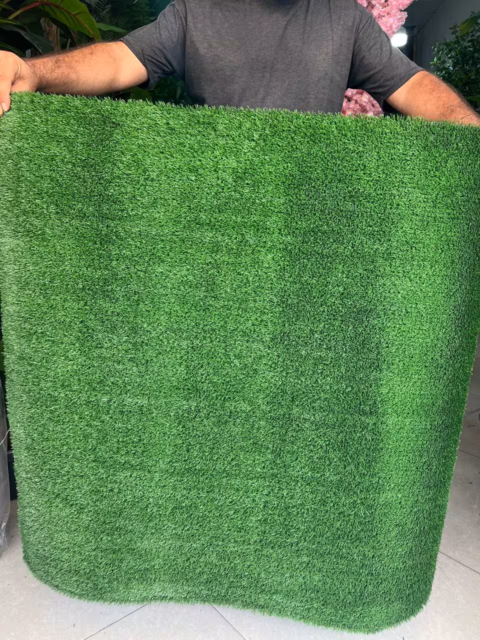 چمن مصنوعی 15میل چهارنخ دولایه(قیمت یک متر مربع)