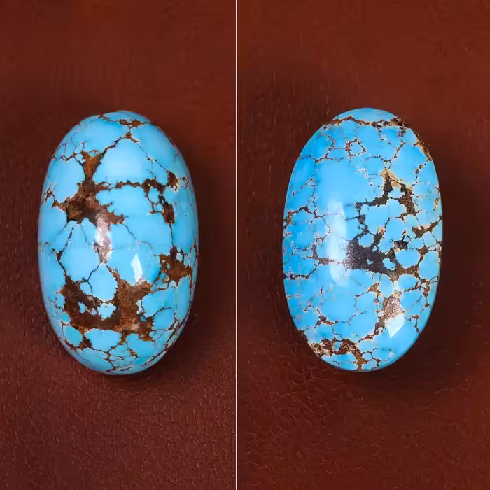 نگین فیروزه شجری کد 29491 - جواهری مشاهیر