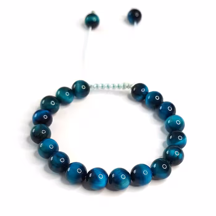 دستبند چشم ببر آبی کد310046