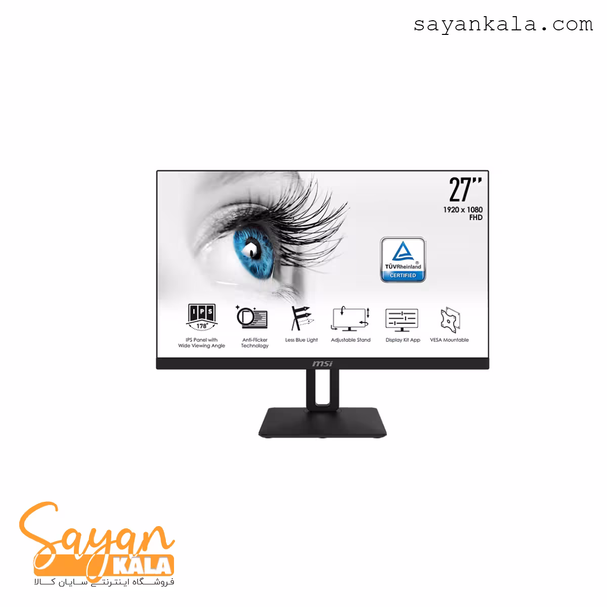 مانیتور ام اس ای مدل Monitor MSI PRO MP271AP 27 inch