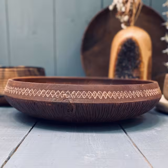 ظرف چوبی دستساز کد 941