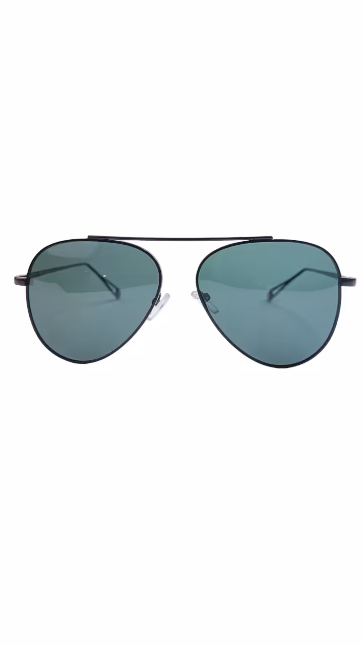 عینک آفتابی مردانه فریم فلزی مشکی تک پل برند ری بن یووی 400