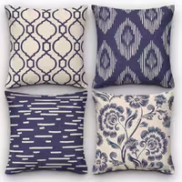 کاور کوسن کد 504 (ست بنفش کرم)