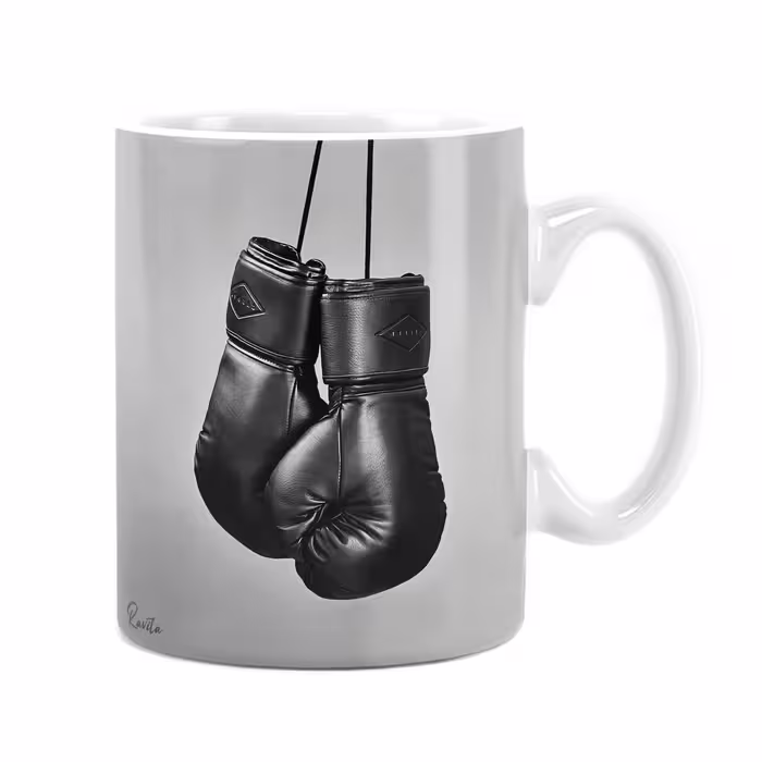 ماگ راویتا طرح مبارز بوکس - Boxing Fighter کد 3694