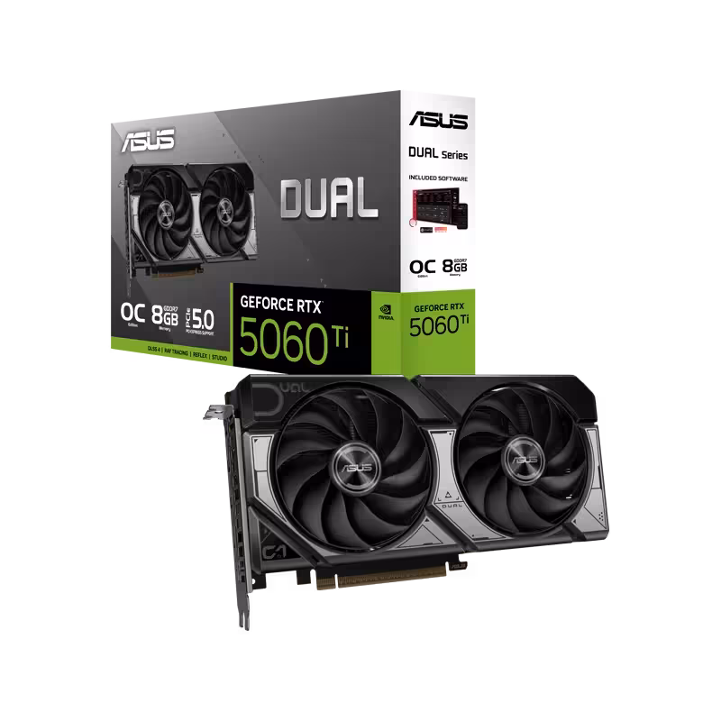 کارت گرافیک ایسوس ASUS DUAL RTX5060TI O8G