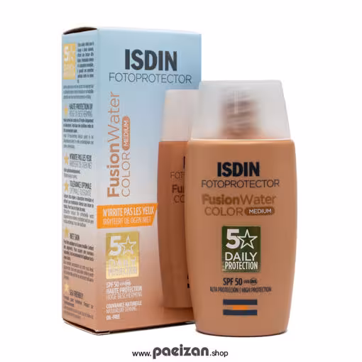 ضد آفتاب فیوژن واتر رنگی مدیوم MEDIUM ایزدین
