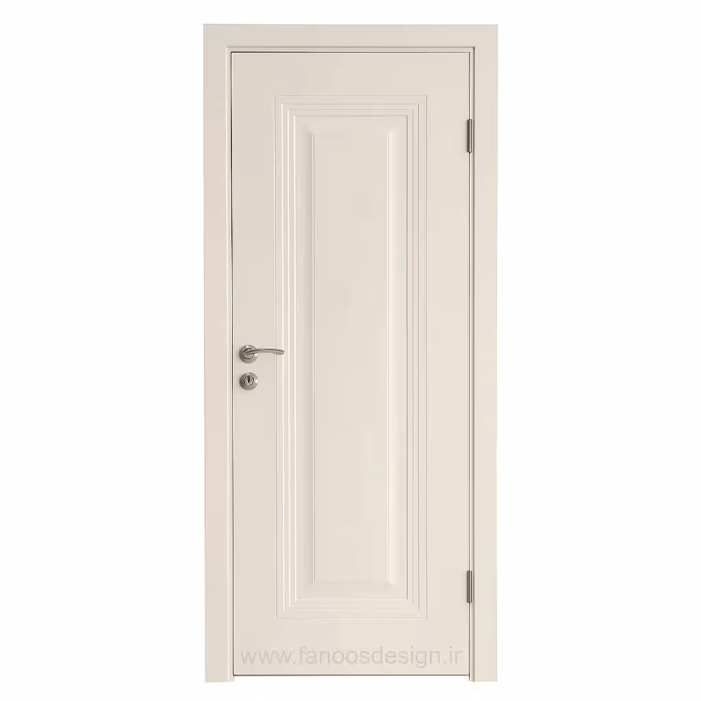 درب سفید مدرن قابدار مینیمال کد 30664
